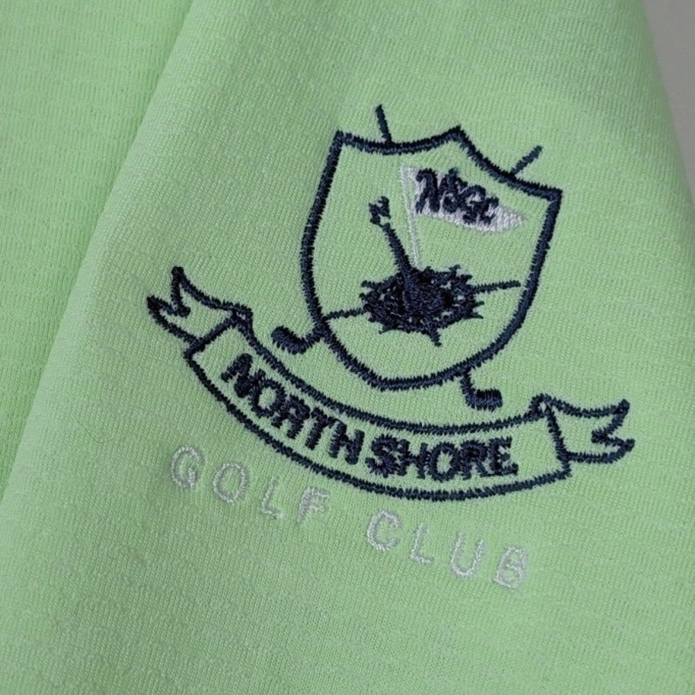 Adidas HEAT.RDY Golf Polo Shirt Lime Green Quarter Zip UPF 50 Womens M NEW - Picture 4 of 12